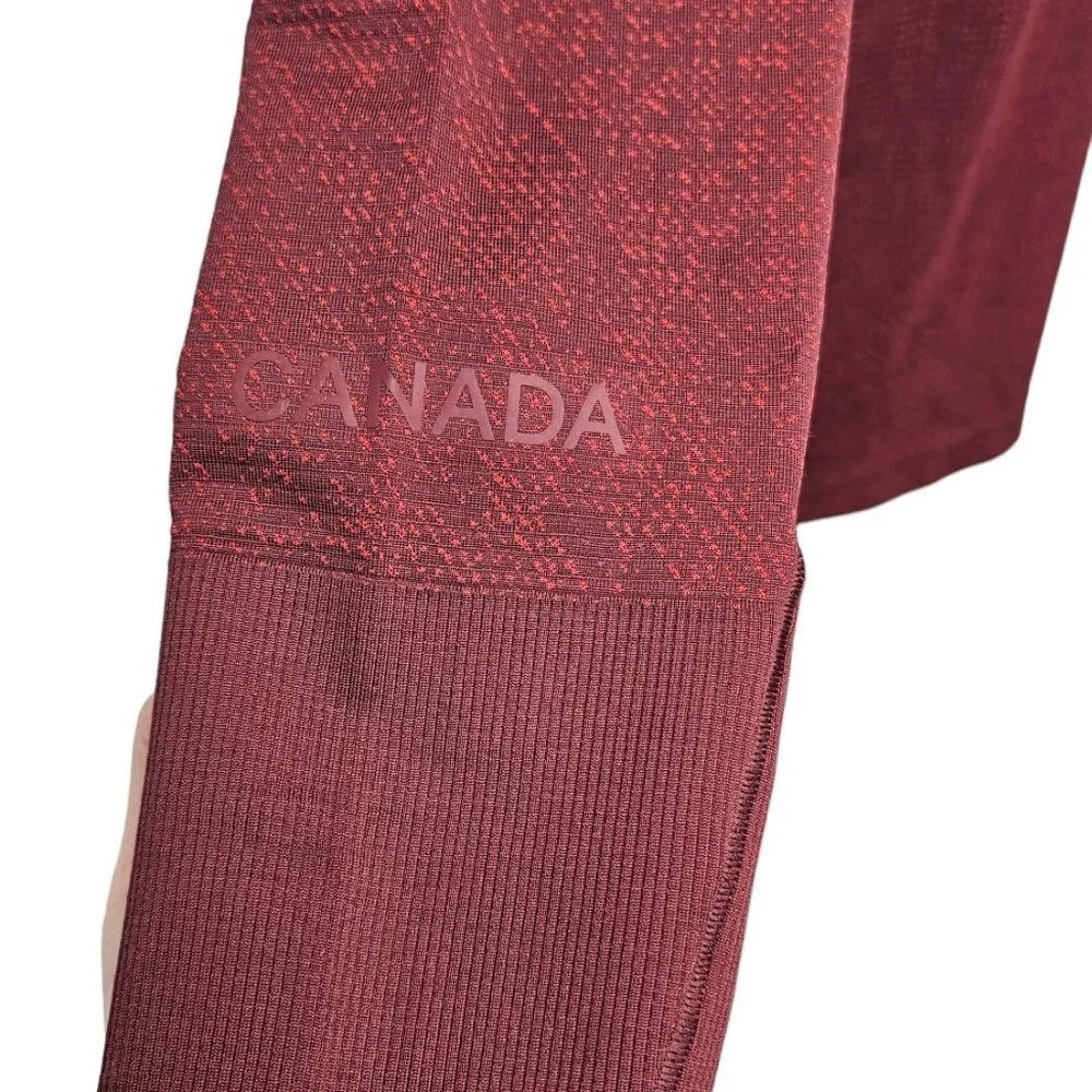 Lululemon Women's Team Canada Swiftly Tech Turtleneck 2.0 Size 12 Rare - Picture 6 of 12
